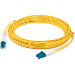 AddOn 2m LC (Male) to LC (Male) Yellow OS2 Simplex Fiber OFNR (Riser-Rated) Patch Cable - 100% compatible and guaranteed to work