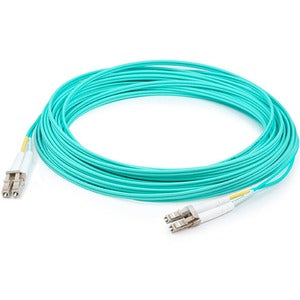 LC-LC-10M5OM3 AddOn 10m LC (Male) to LC (Male) Aqua OM3 Duplex Fiber OFNR Patch Cable