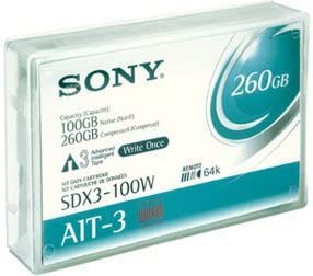 Sony SDX3-100W Data Tapes